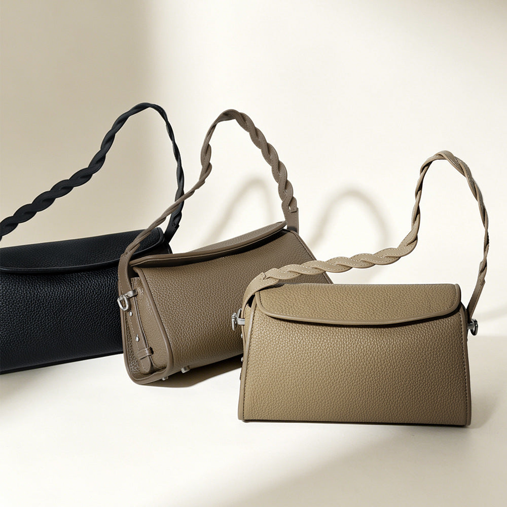Small Cowhide Underarm Bag