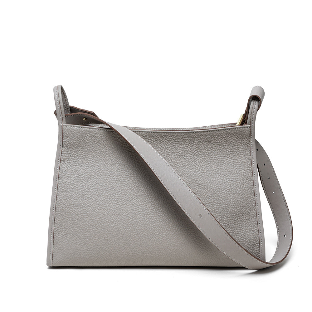 Large Pebbled Leather Handbag