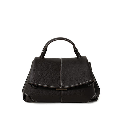 Minimal Top-Handle Crossbody Bag