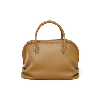 Large Leather Boston Bag