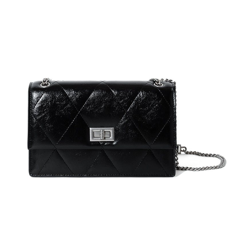 Small Leather Chain Crossbody