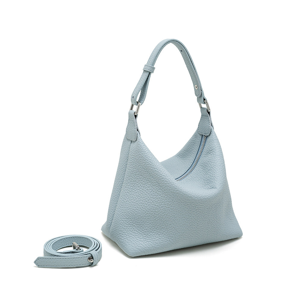 Leather Underarm Handbag