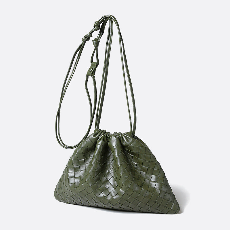 Handwoven Lambskin Crossbody Bag