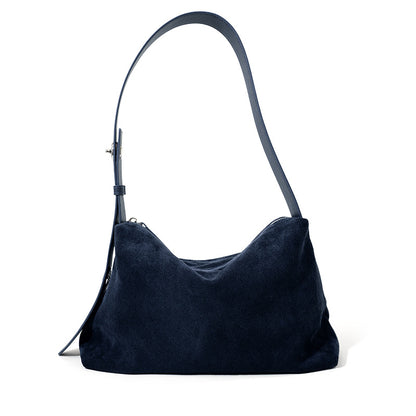 Slouchy Nubuck Leather Tote