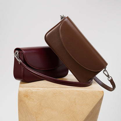 Leather Square Crossbody Bag