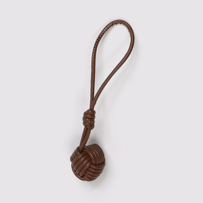 Knitted Pom-Pom Bag Charm