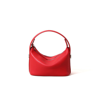 Leather Dumpling Underarm Bag