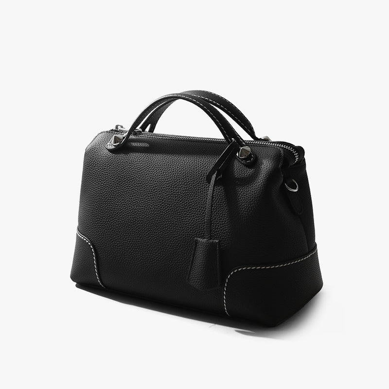 Leather Pillow Crossbody Bag