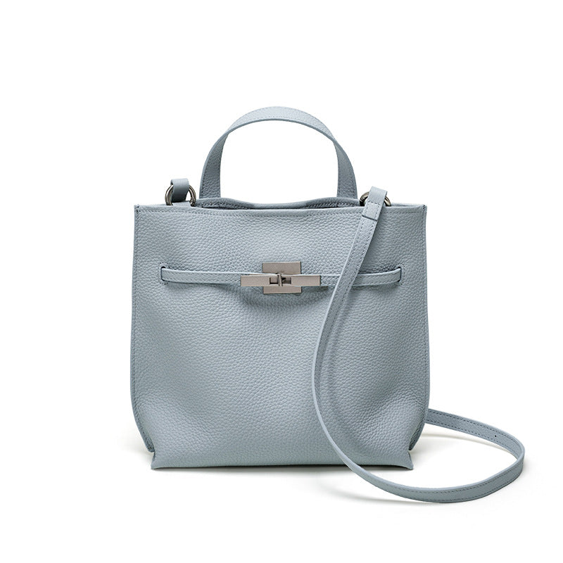 Classic Leather Top-Handle Bag