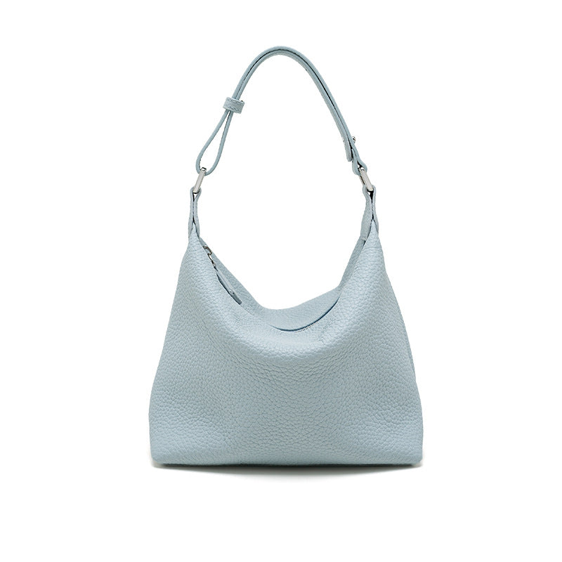 Leather Underarm Handbag