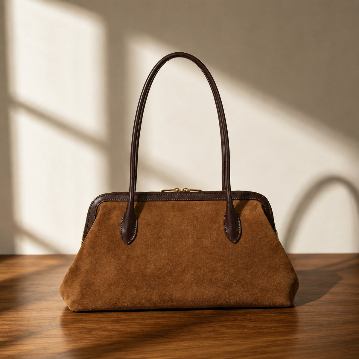 Vintage Nubuck Underarm Bag