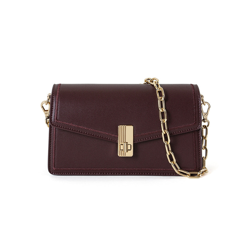 Leather Mini Square Bag