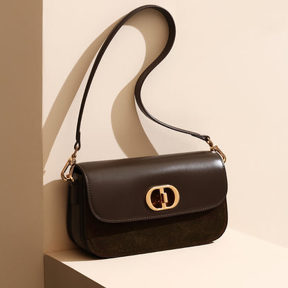 Glossy Nubuck Underarm Crossbody