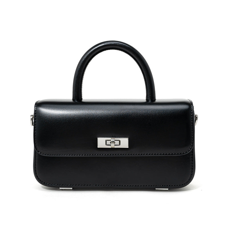 Small Square Leather Handbag