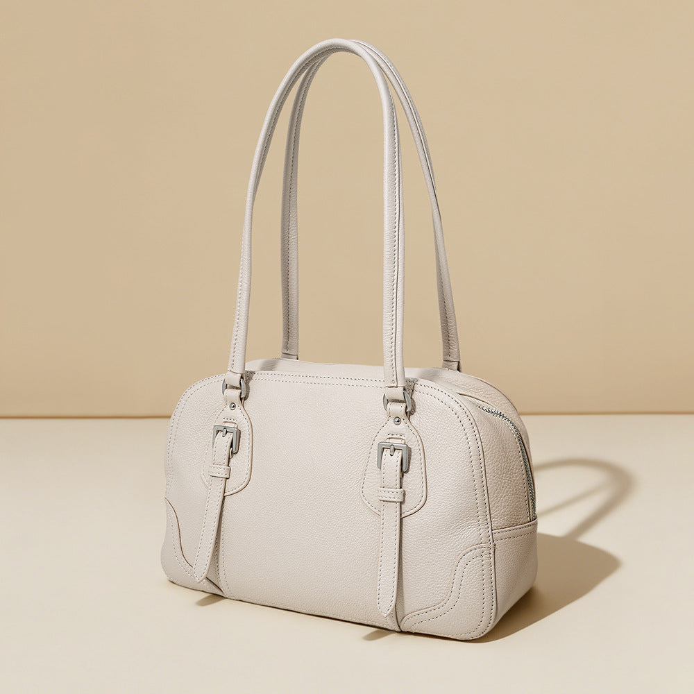 Cowhide Leather Commuter Crossbody