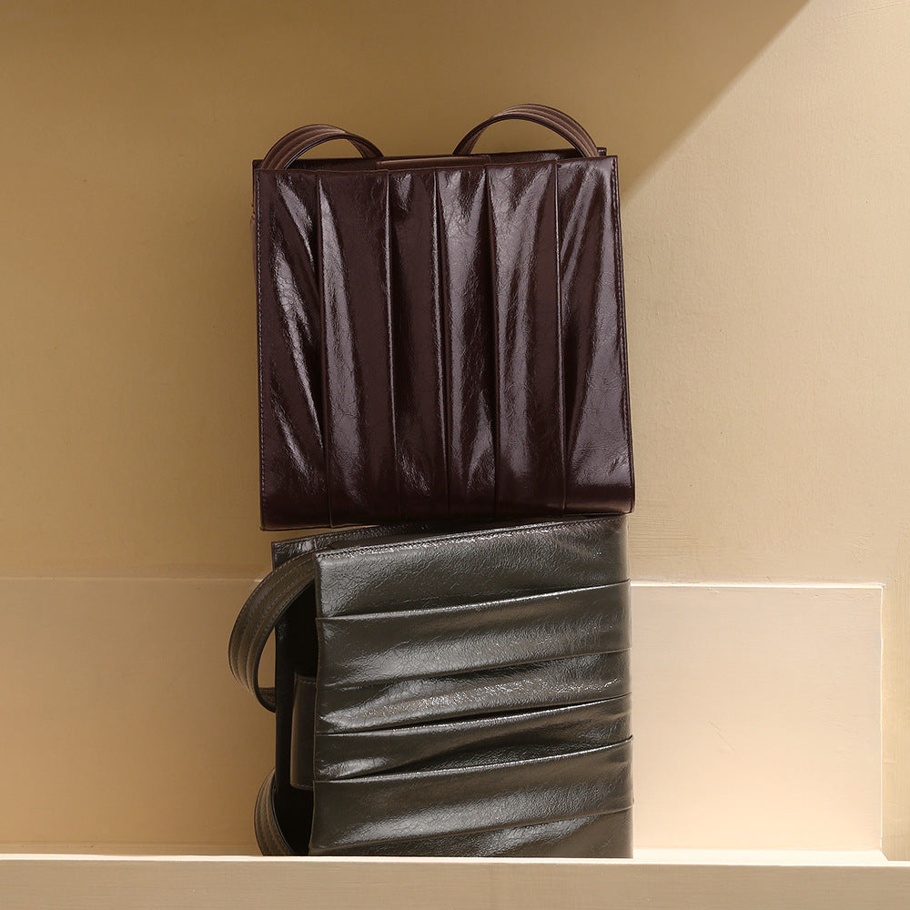 Waxed Leather Tote