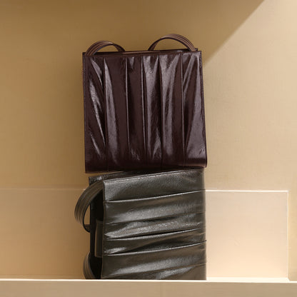 Waxed Leather Tote