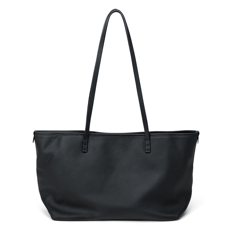 Large Leather Underarm Tote