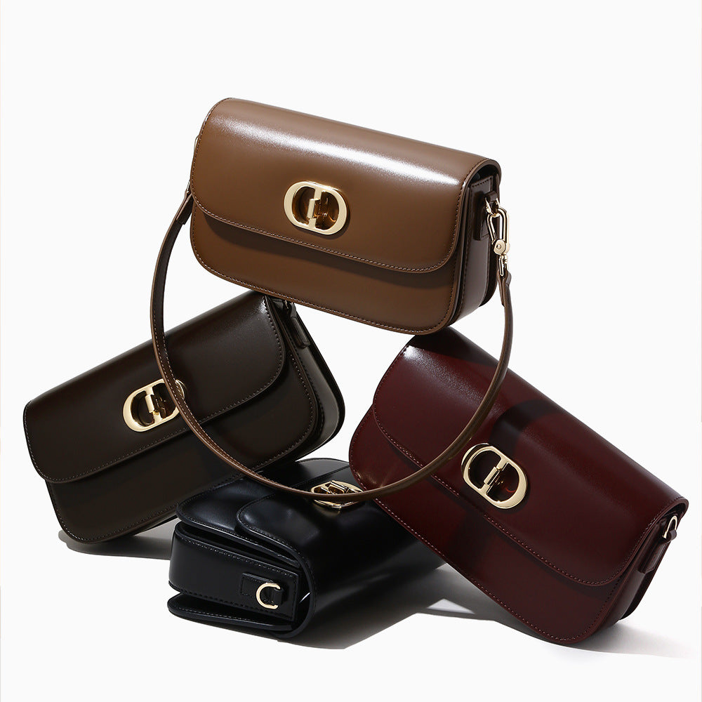 Leather Envelope Crossbody Bag