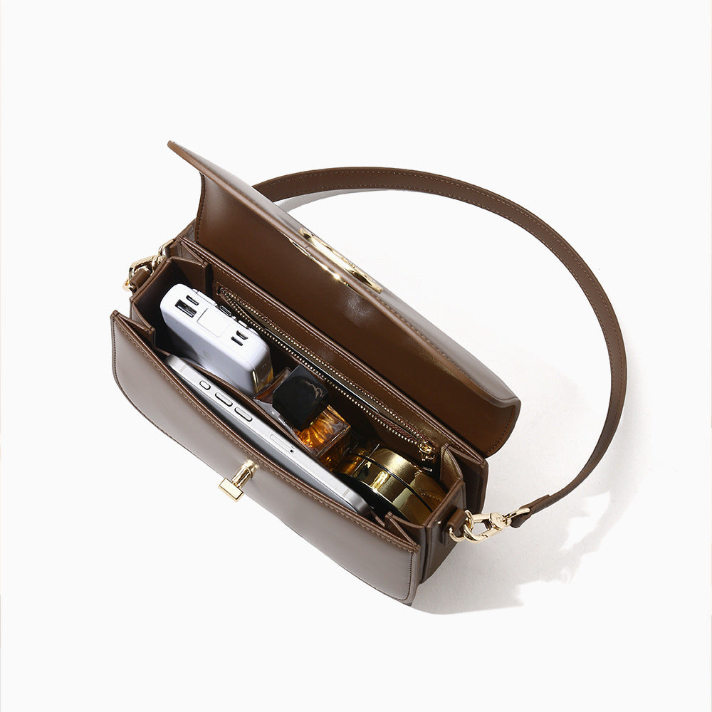 Leather Envelope Crossbody Bag