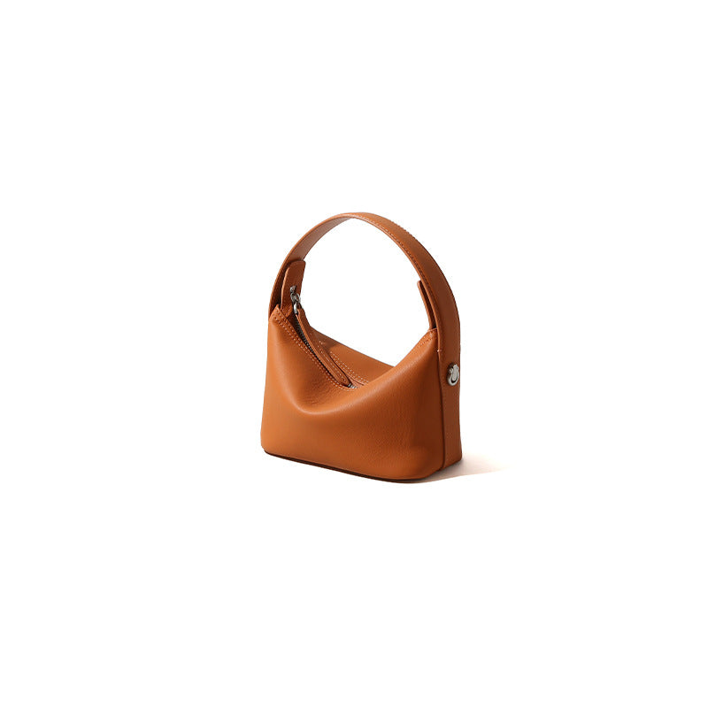 Leather Dumpling Underarm Bag