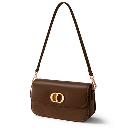 Glossy Nubuck Underarm Crossbody