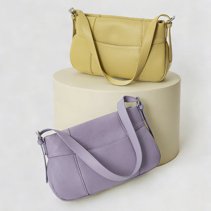 Cowhide Leather Handbag Crossbody