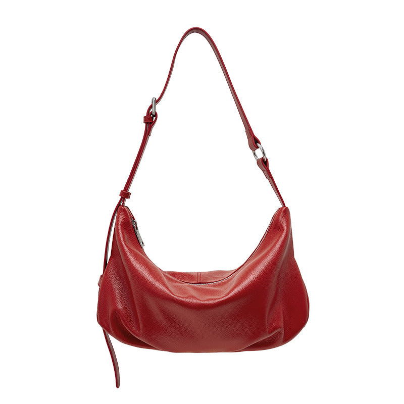Pleated Dumpling Shoulder Bag
