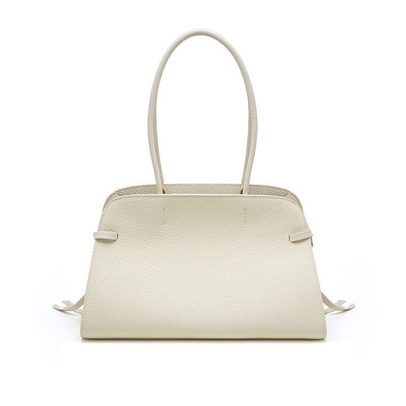 Large Leather Tote Handbag