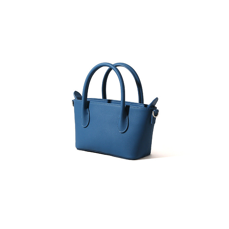 Zip-Top Leather Shoulder Bag