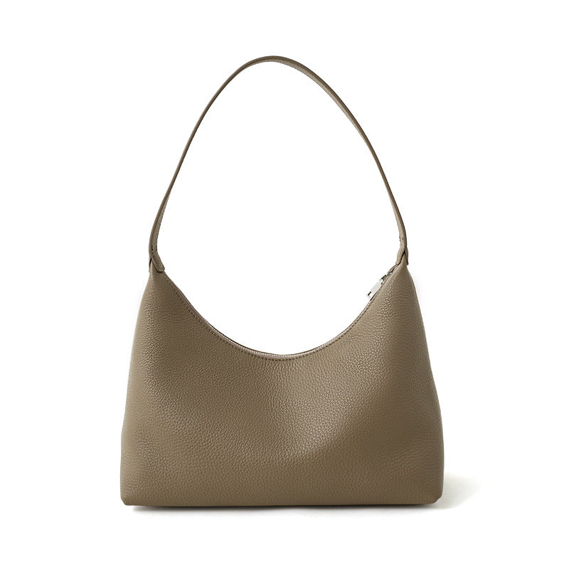Leather Underarm Crossbody Bag