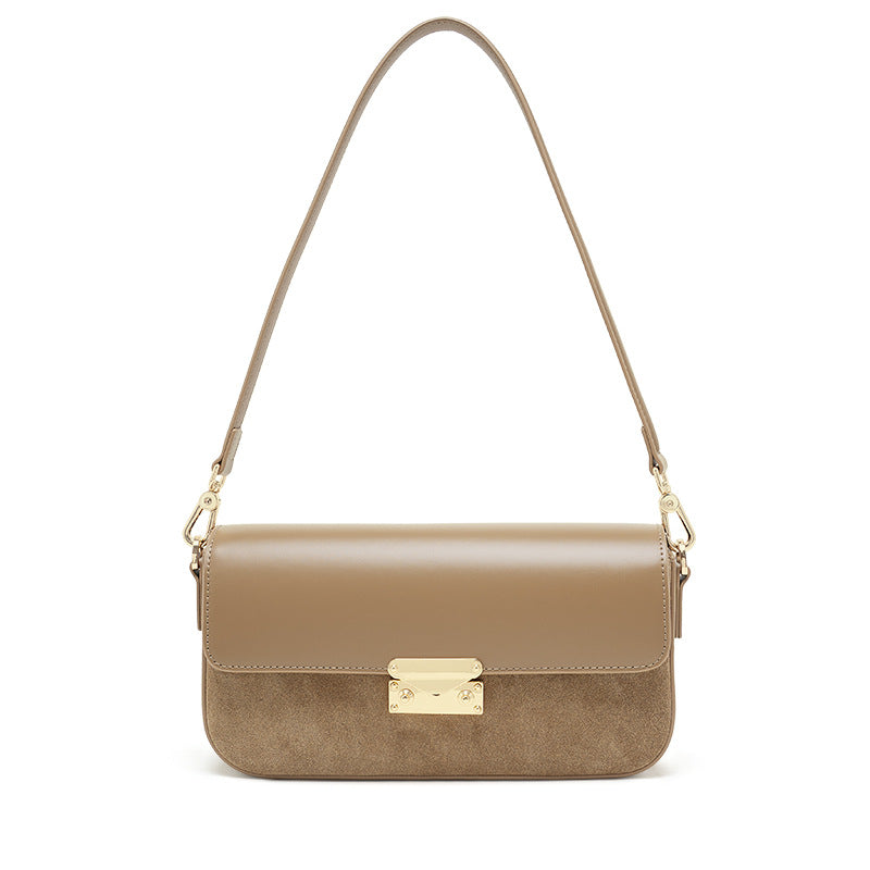 Leather Baguette Phone Bag