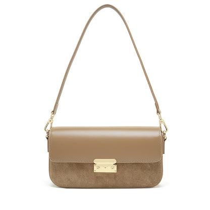 Leather Baguette Phone Bag