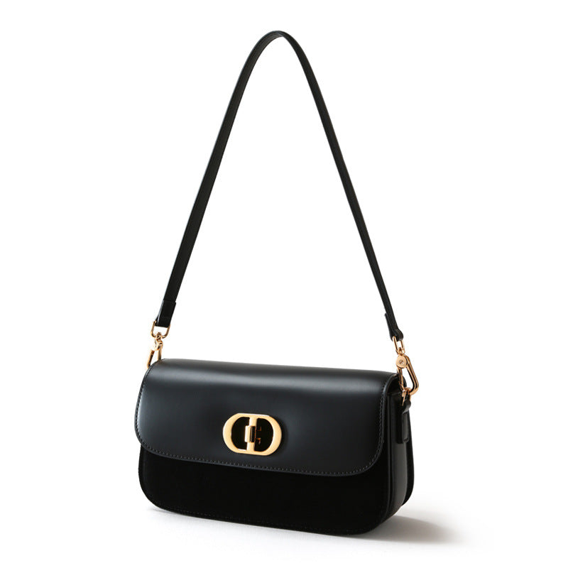 Glossy Nubuck Underarm Crossbody