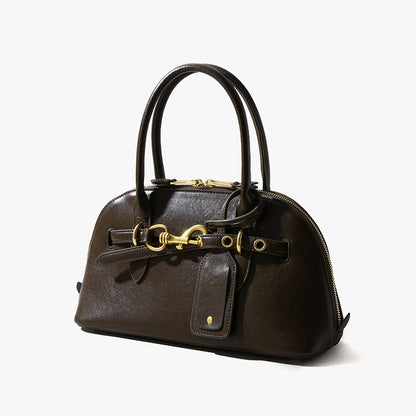 Large Leather Crossbody Tote