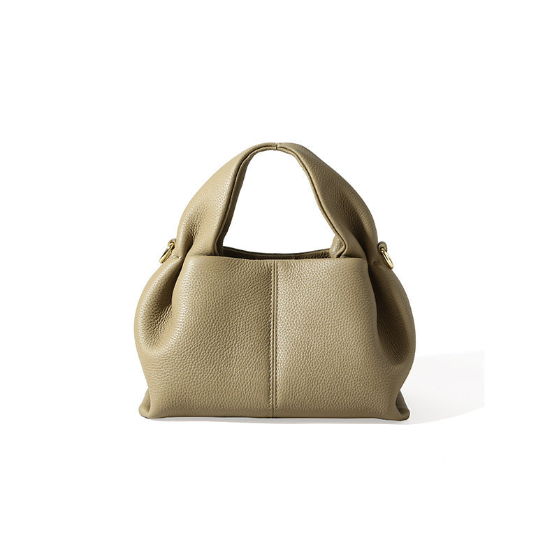 Small Leather Tote Crossbody