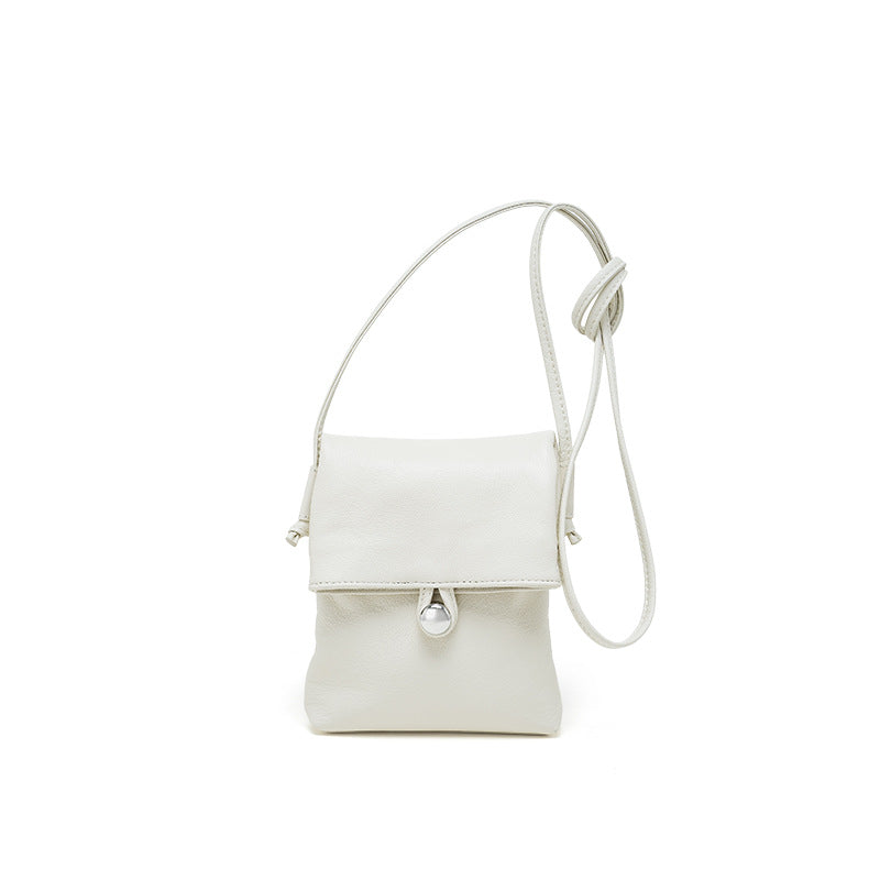 Mini Vertical Leather Phone Bag