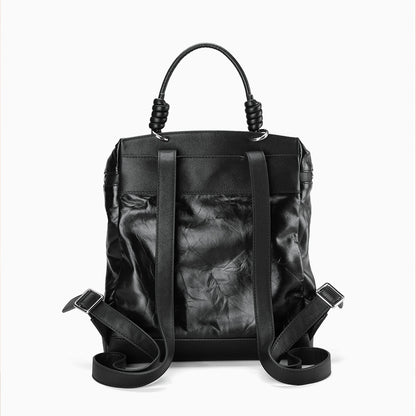 Pebbled Leather Backpack