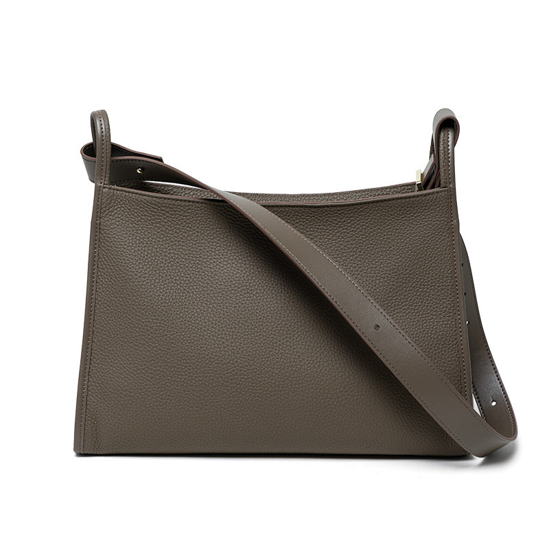 Large Pebbled Leather Handbag