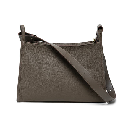 Large Pebbled Leather Handbag