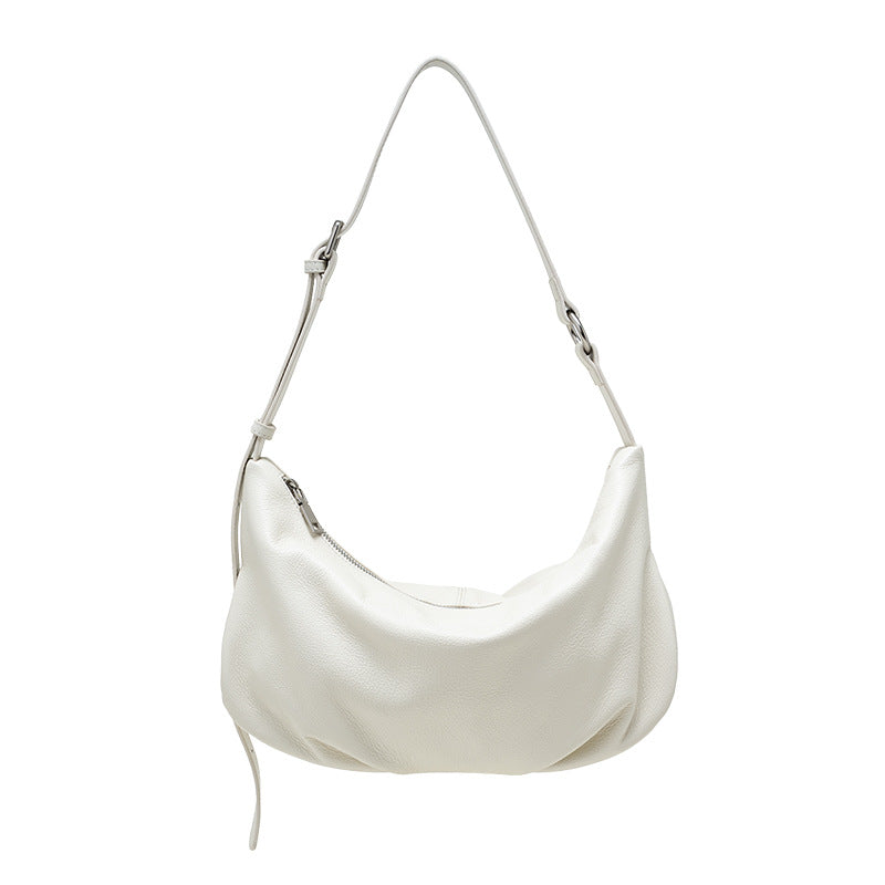Pleated Dumpling Shoulder Bag