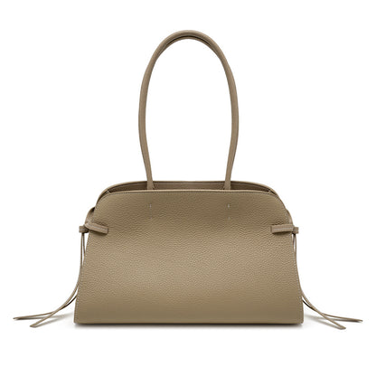 Large Leather Tote Handbag