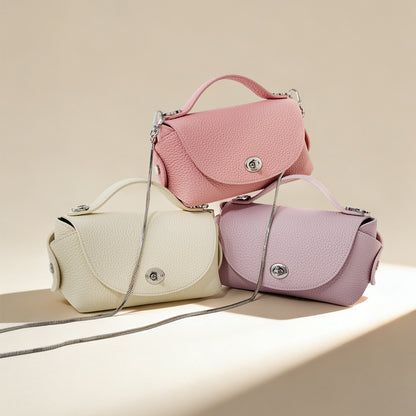 Leather Box Crossbody Bag