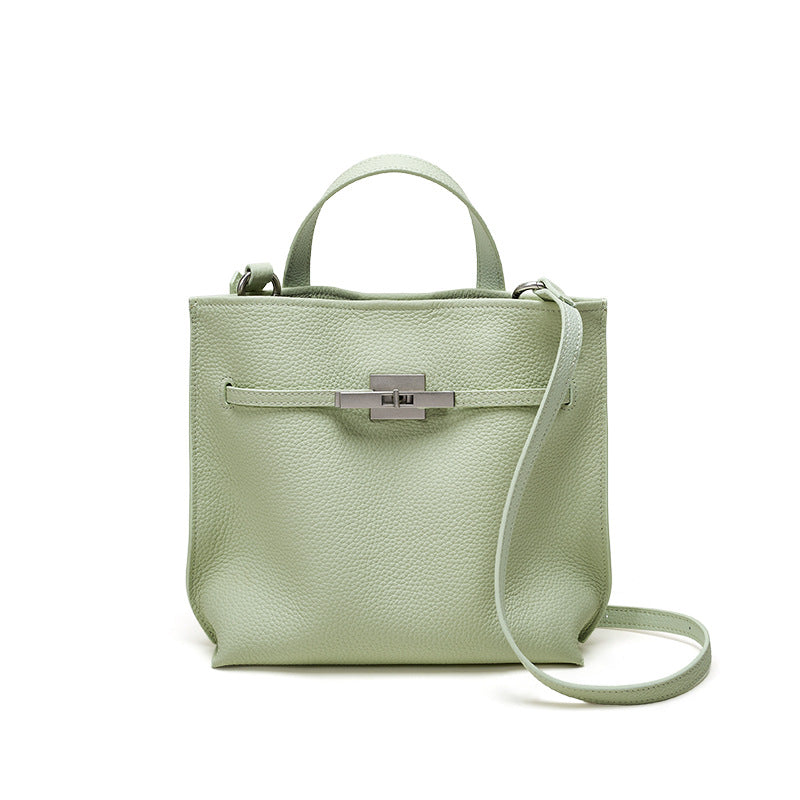Classic Leather Top-Handle Bag
