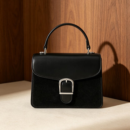 Two-Tone Matte Square Bag