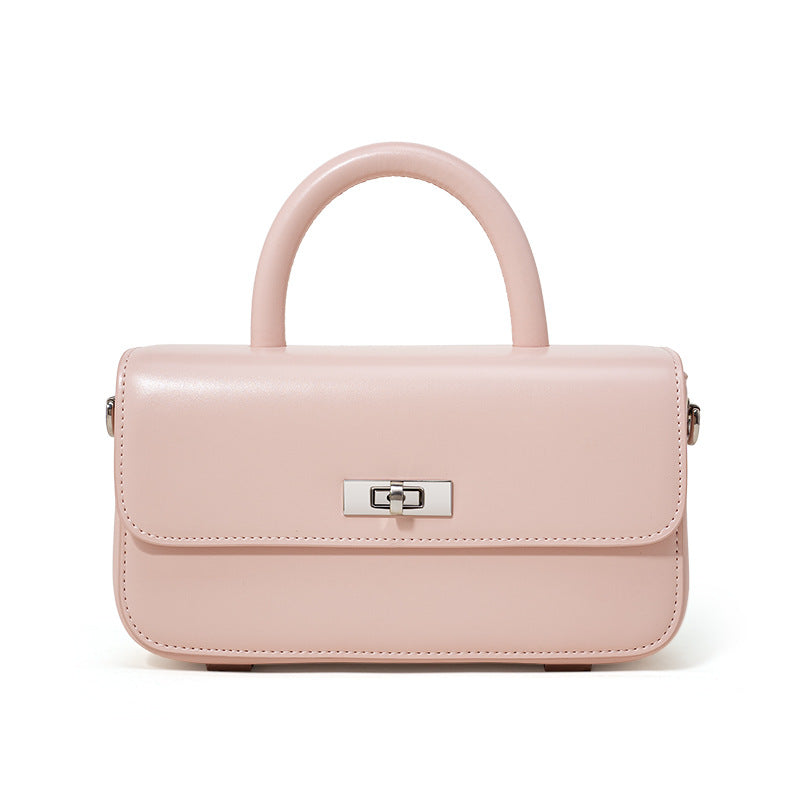 Small Square Leather Handbag
