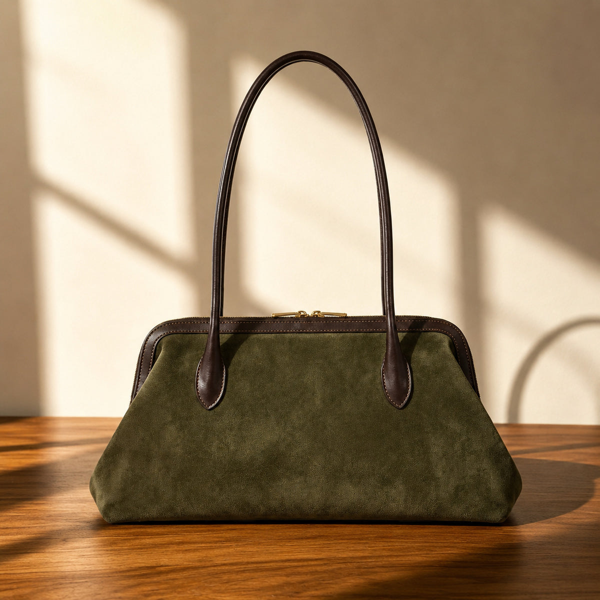 Vintage Nubuck Underarm Bag
