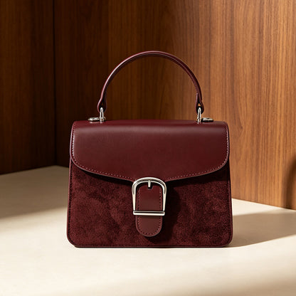 Two-Tone Matte Square Bag