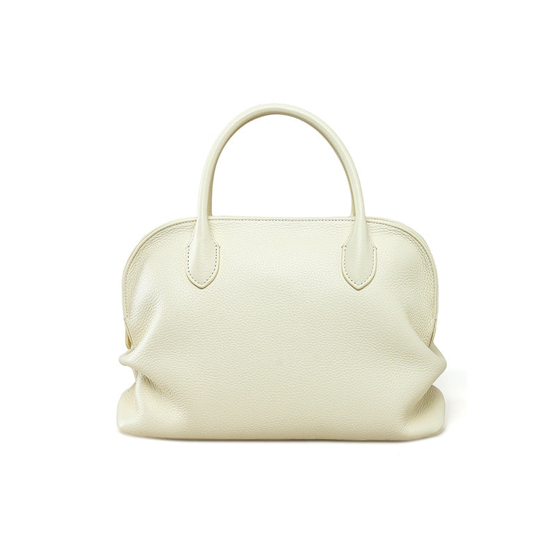 Large Leather Boston Bag