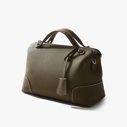 Leather Pillow Crossbody Bag